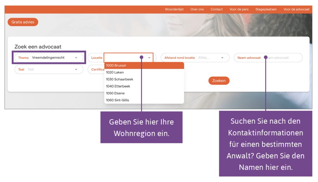 printscreen advocaat.be